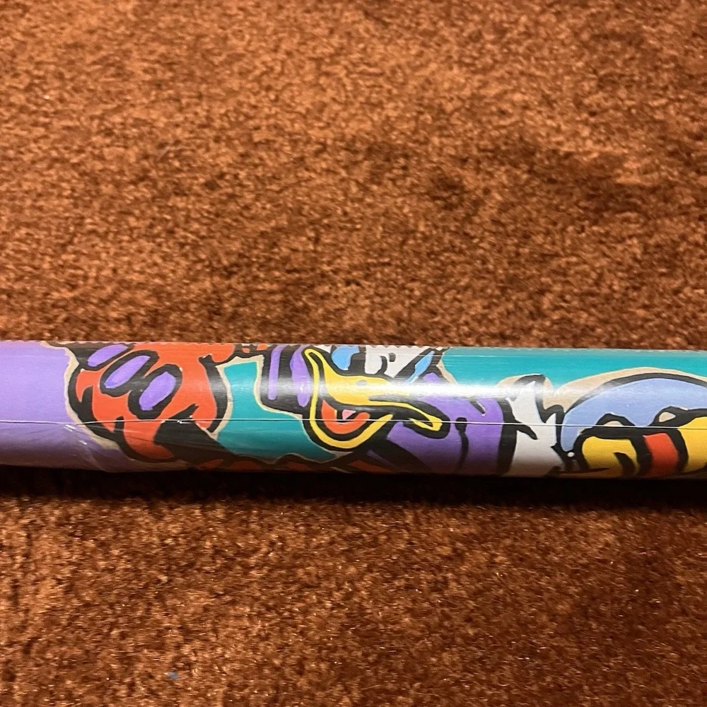 Vintage 1998 Mickey Mouse 70th Anniversary Wrapping Paper NOS Sealed 15 Sq Ft
